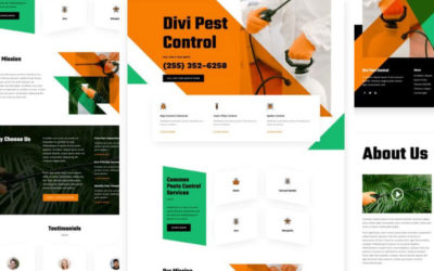 Pest Control Free Divi Layout Pack