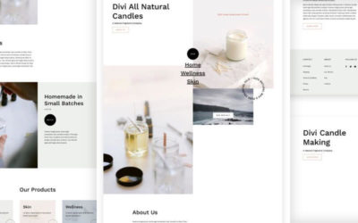 Candle Making Free Divi Layout Pack