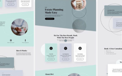 Estate Planning Free Divi Layout Pack