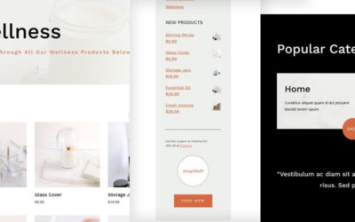 Free Divi Product Category Template for the Candle Making Layout Pack