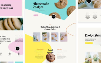 Homemade Cookies Free Divi Layout Pack