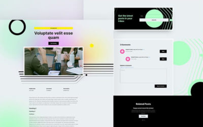 Free Divi Blog Post Template for the Social Media Consultant Layout Pack