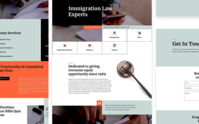 Immigration Lawyer Free Divi Layout Pack