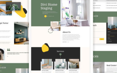 Home Staging Free Divi Layout Pack