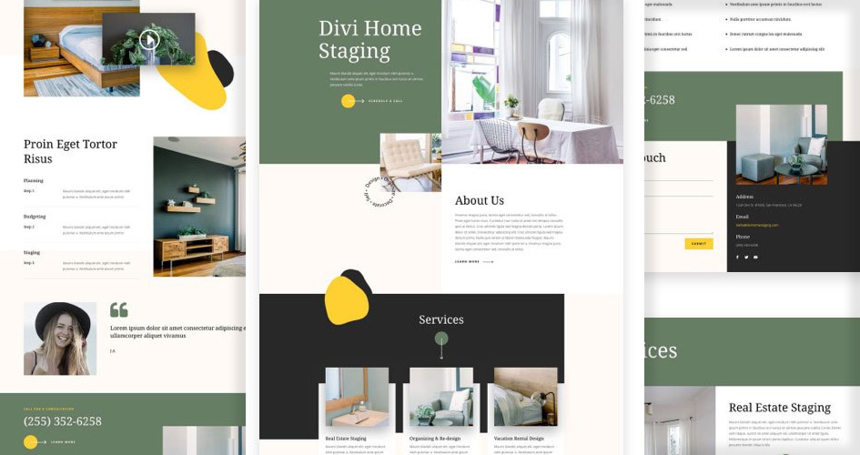 Home Staging Free Divi Layout Pack