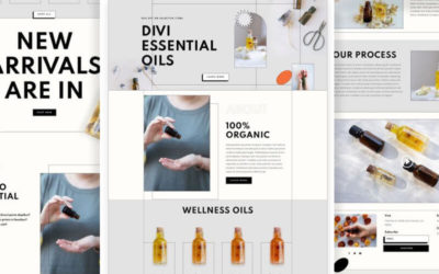 Essential Oils Free Divi Layout Pack