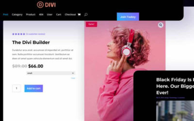Cyber Monday Free Divi Layout Pack #4