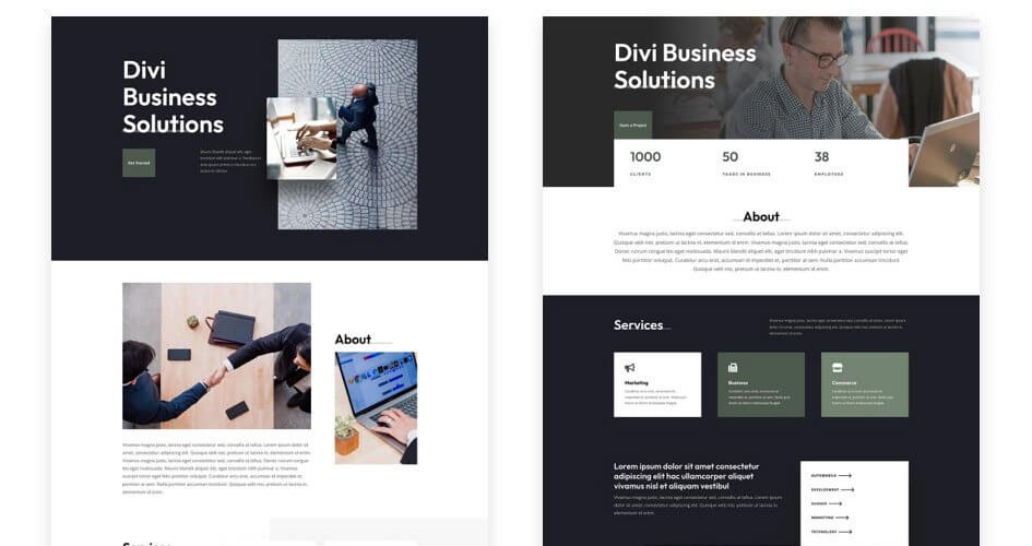 Corporate Free Divi Layout Pack