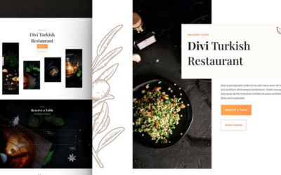 Middle Eastern Restaurant Free Divi Layout Pack