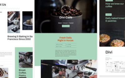 Cafe Free Divi Layout Pack