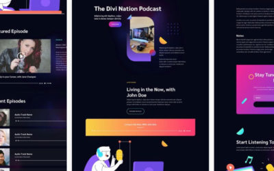 Podcaster Free Divi Layout Pack