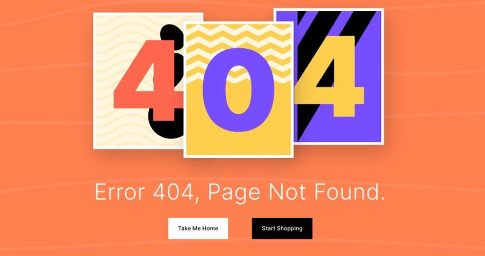 Free Divi 404 Page Template for the Print Designer Layout Pack