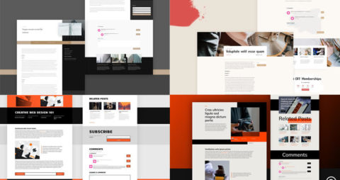 Free Divi Blog Post Template Sets