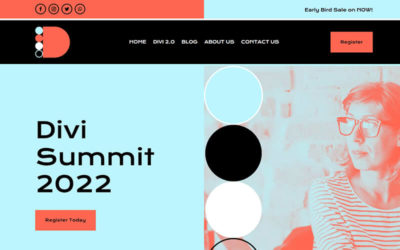 Free Divi Header & Footer Templates for the Conference Layout Pack