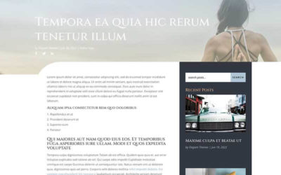 Free Divi Blog Post Template for the Online Yoga Layout Pack