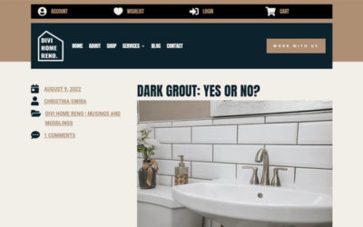 Free Divi Blog Post Template for Home Remodeling Layout Pack