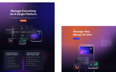 Financial Technologies Free Divi Layout Pack