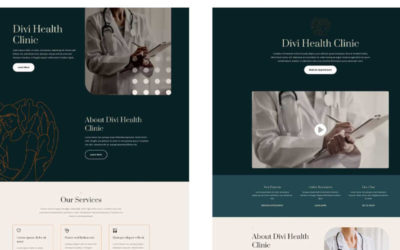 Health Center Free Divi Layout Pack
