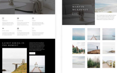 Photographer Free Divi Layout Pack