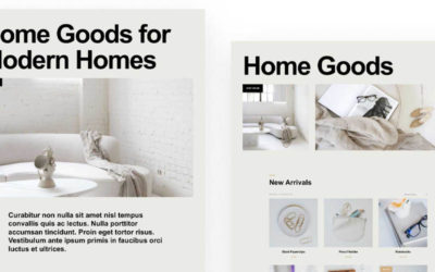 Home Goods Free Divi Layout Pack