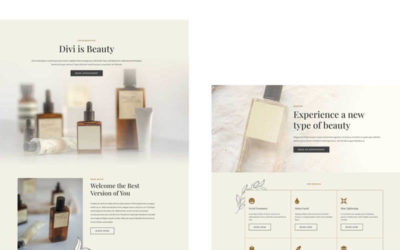 Esthetician Layout Free Divi Layout Pack