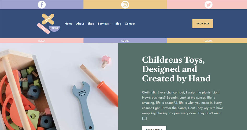 free-divi-blog-post-template-for-toy-store-layout-pack