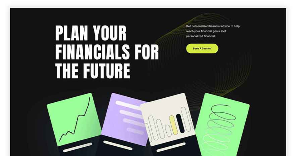 Financial Planning Free Divi Layout Pack