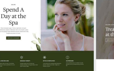 Spa Free Divi Layout Pack