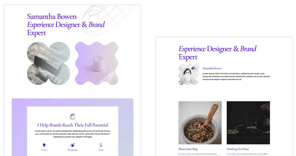 Creative Director Free Divi Layout Pack