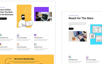 Online Learning Free Divi Layout Pack