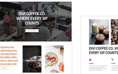 Coffee House Free Divi Layout Pack